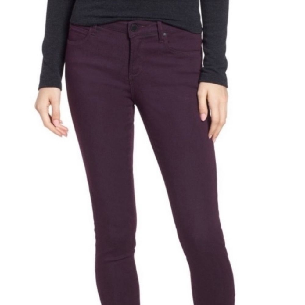 Articles of Society Sarah Cut Off Hem Ankle Skinny Jeans in Boise / Plum Size 28 - Picture 9 of 15